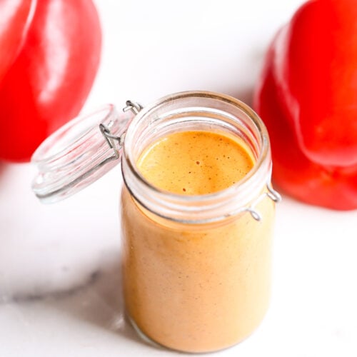 Smoky Roasted Red Pepper Vinaigrette Smoky Roasted Red Pepper Vinaigrette