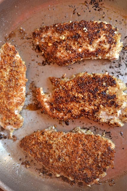 Walnut Crusted Lemon Chicken Piccata Wholesomelicious