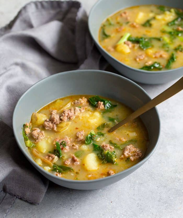 Slow Cooker or Instant Pot Zuppa Toscana (Paleo, Whole30