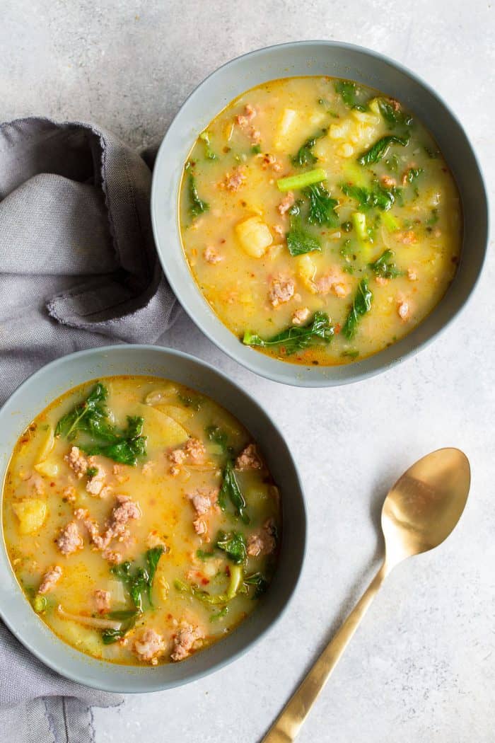 Slow Cooker or Instant Pot Zuppa Toscana (Paleo, Whole30