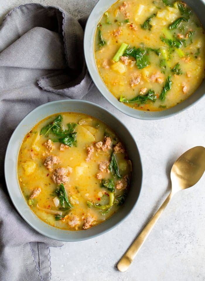 Slow Cooker or Instant Pot Zuppa Toscana (Paleo, Whole30