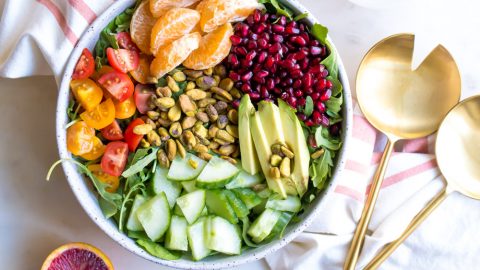 princess polly baby blue dress Winter Salad with Blood Orange Vinaigrette