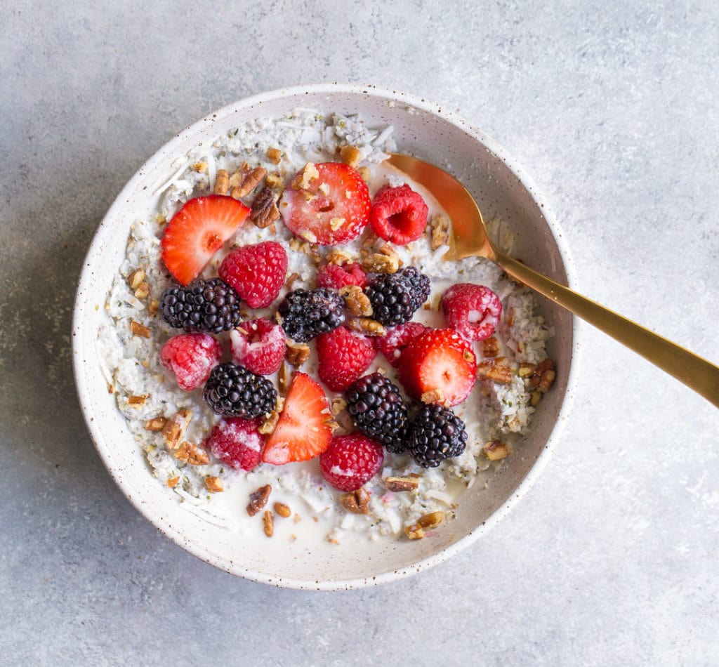 10Minute Overnight Oats (LowCarb and Paleo!) Wholesomelicious