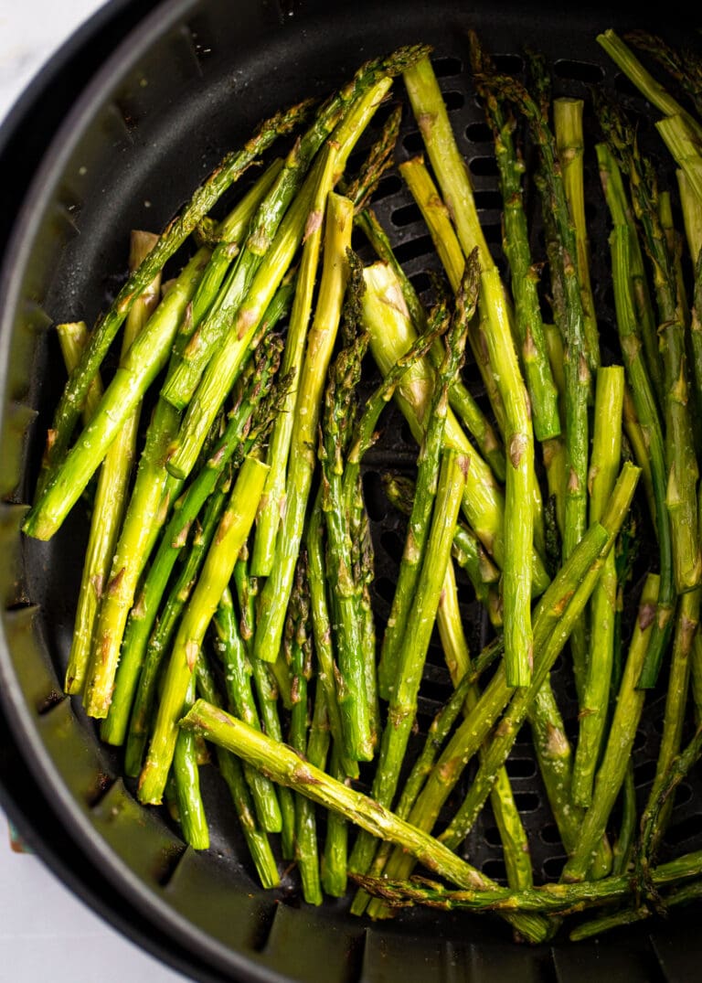 10 Minute Air Fryer Asparagus Wholesomelicious