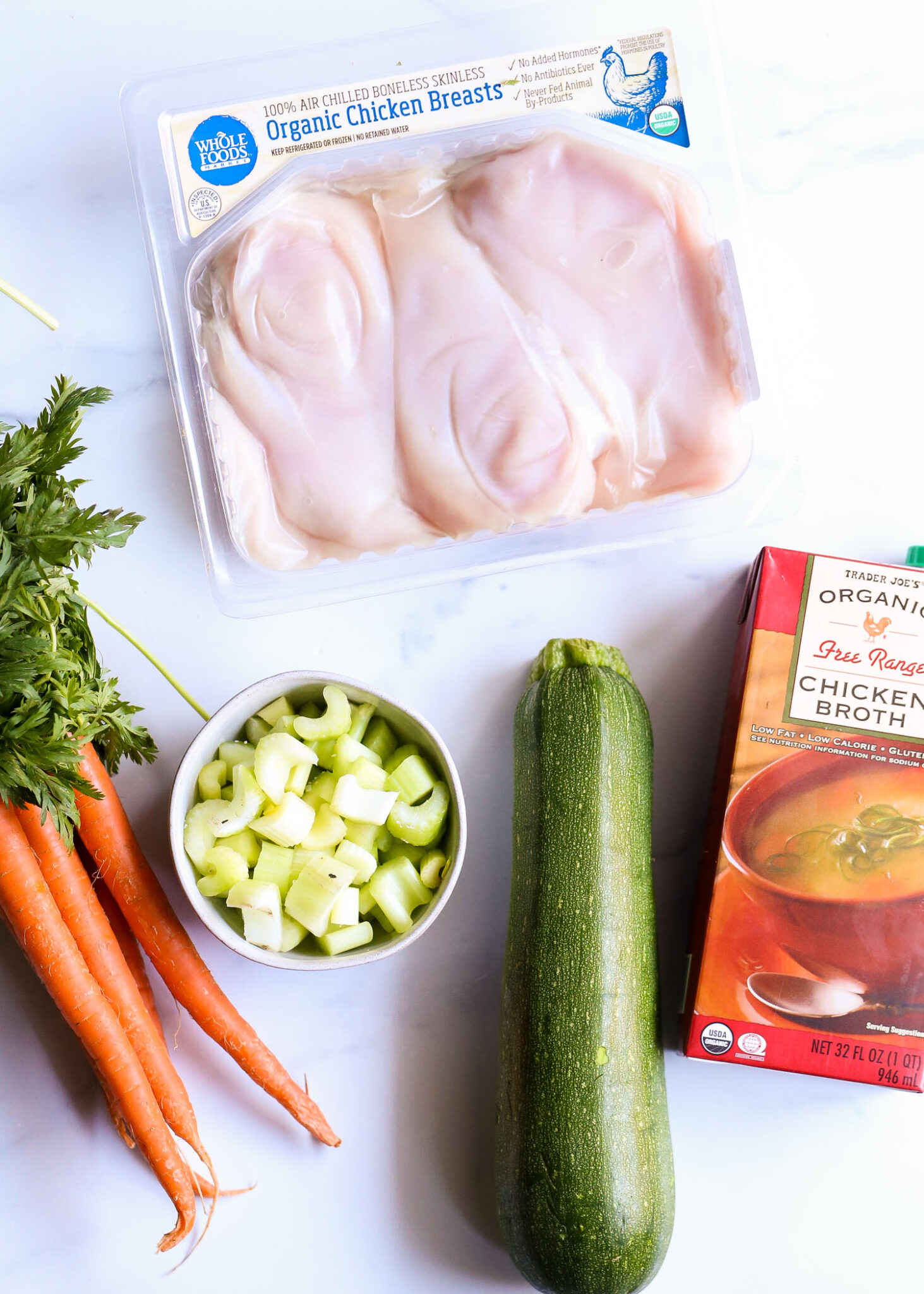 Slow Cooker or Instant Pot Chicken Zoodle Soup Wholesomelicious